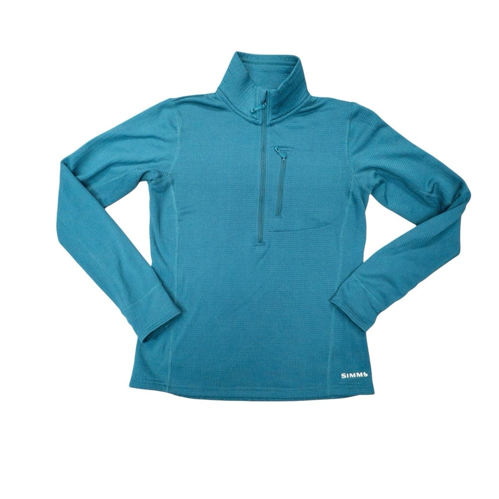Simms Fishing Performance Qtr Zip Pullover Womens XS Gorpcore Outdoors Lake